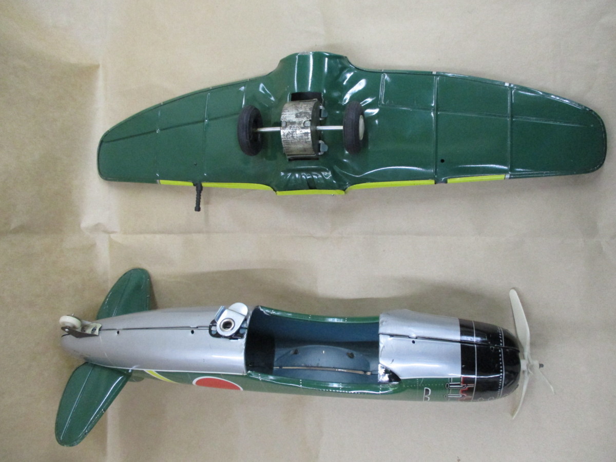開店祝い ブリキ 零戦 即決/ゼロ戦 戦闘機 P・M・A フリクション 日本製 その他