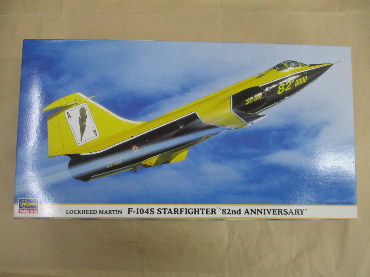 即決/未組立 ハセガワ 1/48 F-104S スターファイター 82nd アニバーサリー イタリア空軍_画像1