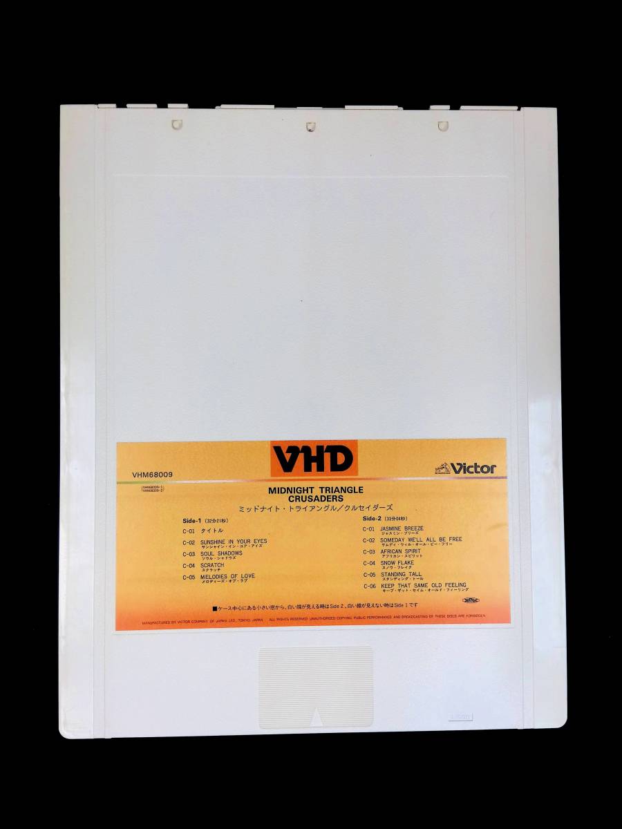 VHD  видео   диск 　CRUSADERS MIDONIGHT TRIANGLE　... *  ...　...　YB230314M1