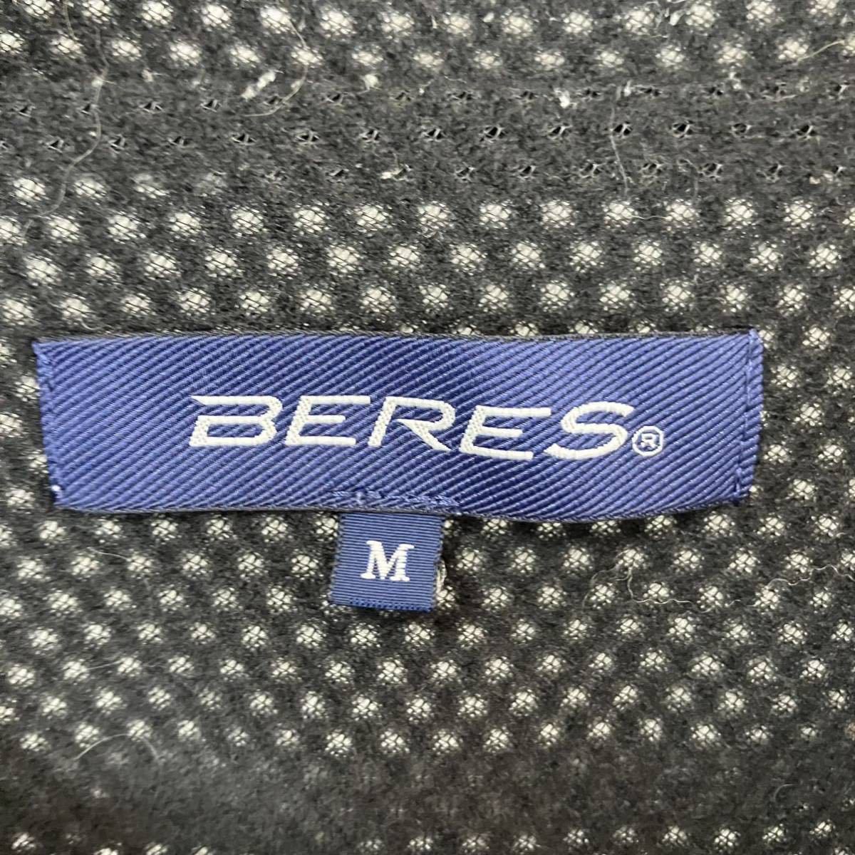 BERES ベレス ベスト ゴルフ GOLF WEAR スポーツウェア ゴルフウェア ジップアップ グレー 通気性抜群 メンズ アウター マンシングウェア