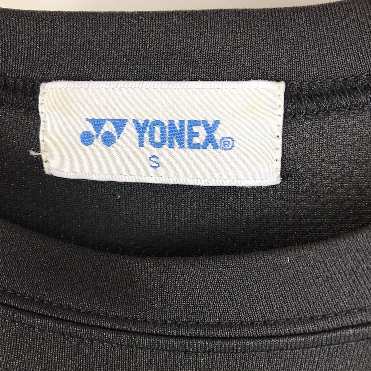 YONEX ヨネックス 半袖 Tシャツ メンズ S 黒 ブラック ロゴプリント SOFT TENNIS ソフトテニス 記念 2013 スポーツ トレーニング ウェア