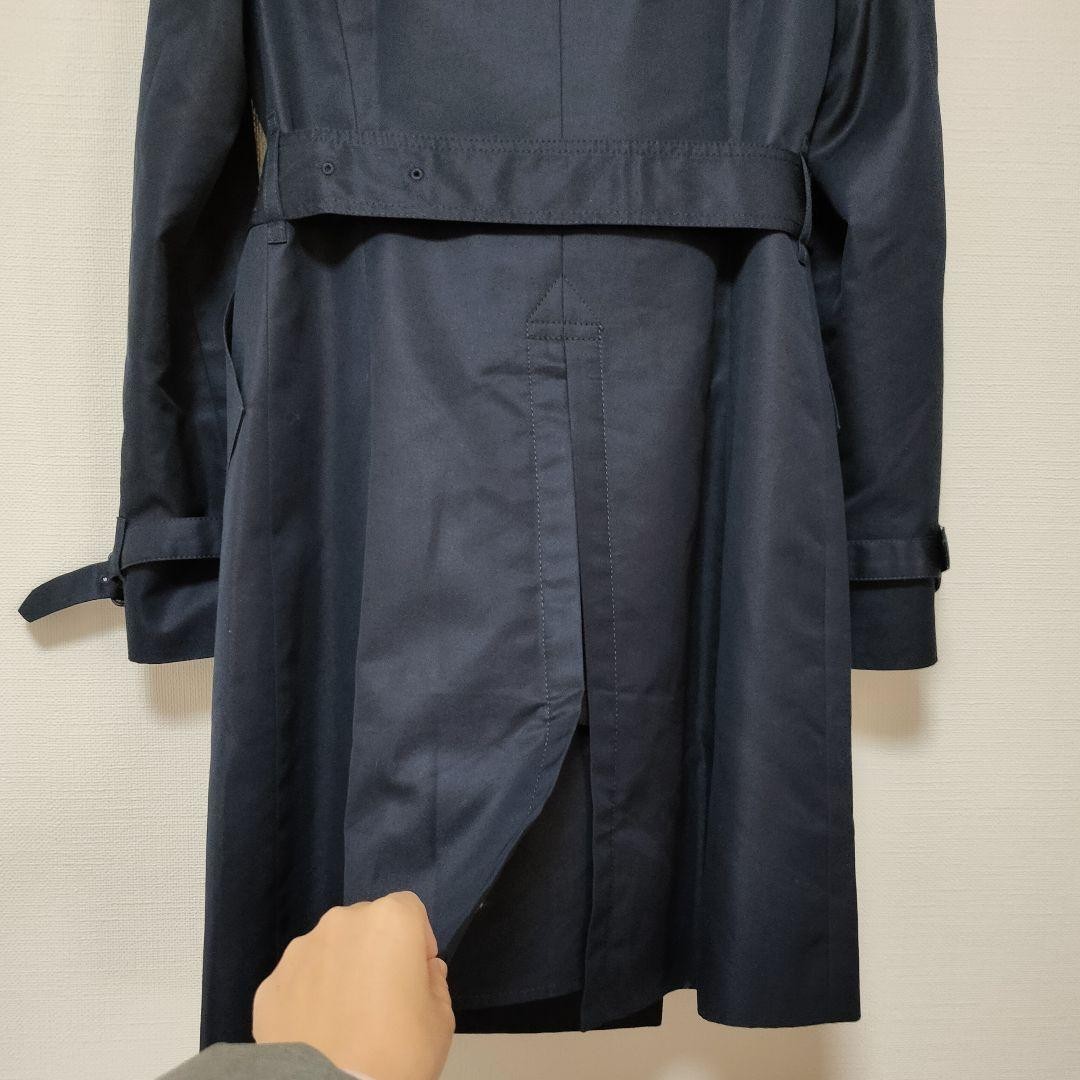  as good as new Untitled UNTITLED belt attaching trench coat navy 1