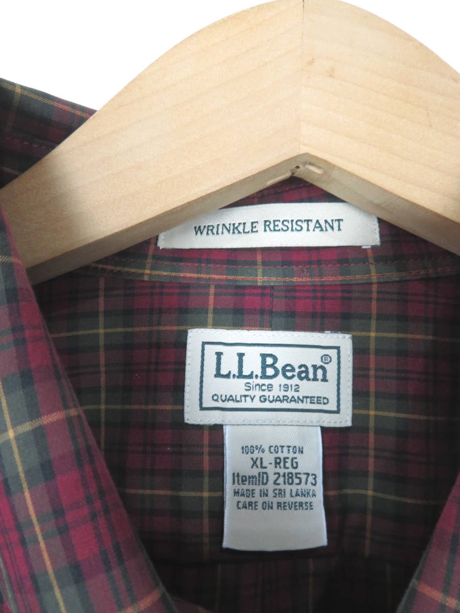 L.L.Bean ★ XL オーバーサイズ BD 長袖 チェックシャツ ★ LLビーン 古着 アウトドア メンズ_画像4