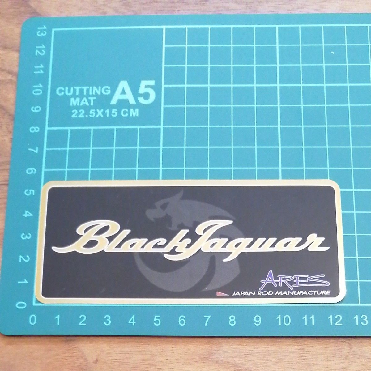 ARES (アレス)の BLACK JAGUAR ステッカー