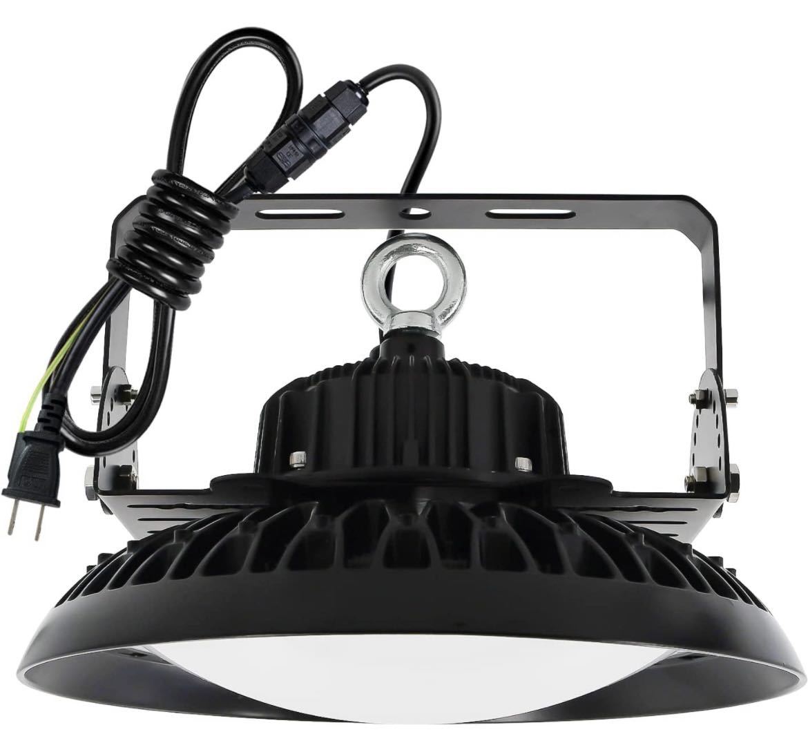 UFO型 LED高天井灯 LED投光器 200W 高輝度 6500k IP66 防水防塵 体育館