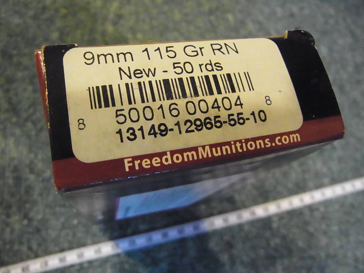 AMMO空箱 FREEDOM MUNITIONS 9mm LUGER 115Gr. 1箱（トレイ付き）_画像5
