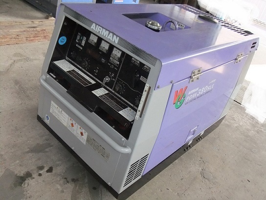 大人気新品 整備済 エアマン 北越工業 2人用エンジンウエルダー 稼働時間少 PDW380SLE 溶接機 発電機 アーク溶接機 大人気新品 整備済 エアマン 北越工業 2人用エンジンウエルダー 稼働時間少 PDW380SLE 溶接機 発電機 アーク溶接機