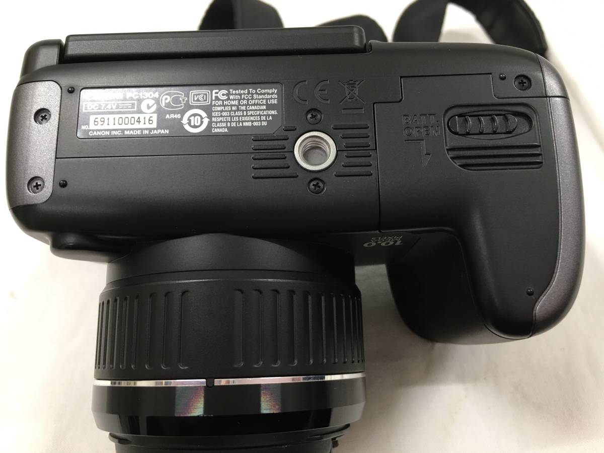GIF3-213【中古・通電確認済】 Canon PowerShot SX10 IS / CANON ZOMM LENSS 20X IS 5.0-100mm F2.8-5.7 USM / 付属品なしの画像9