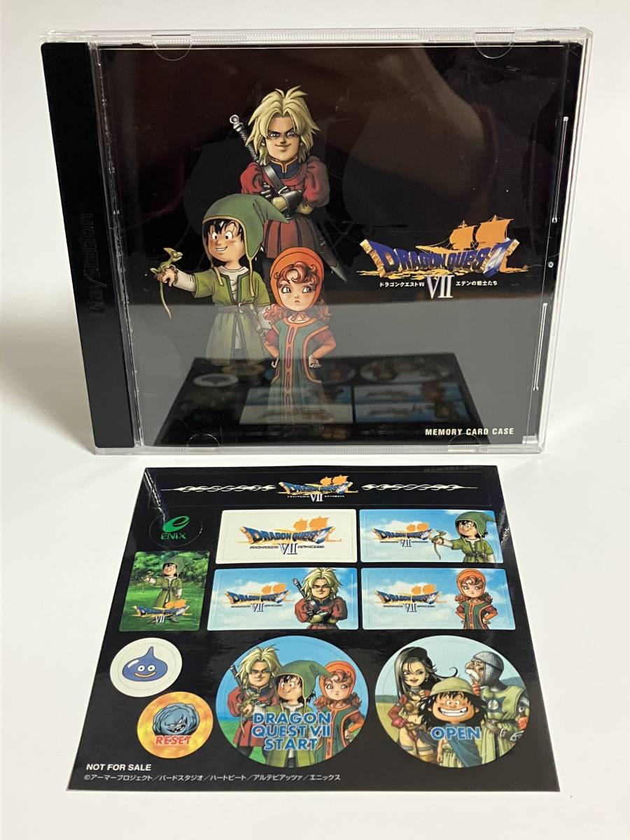 PS Dragon Quest 7 Ⅶ карта памяти кейс не продается PlayStation PlayStation PS1