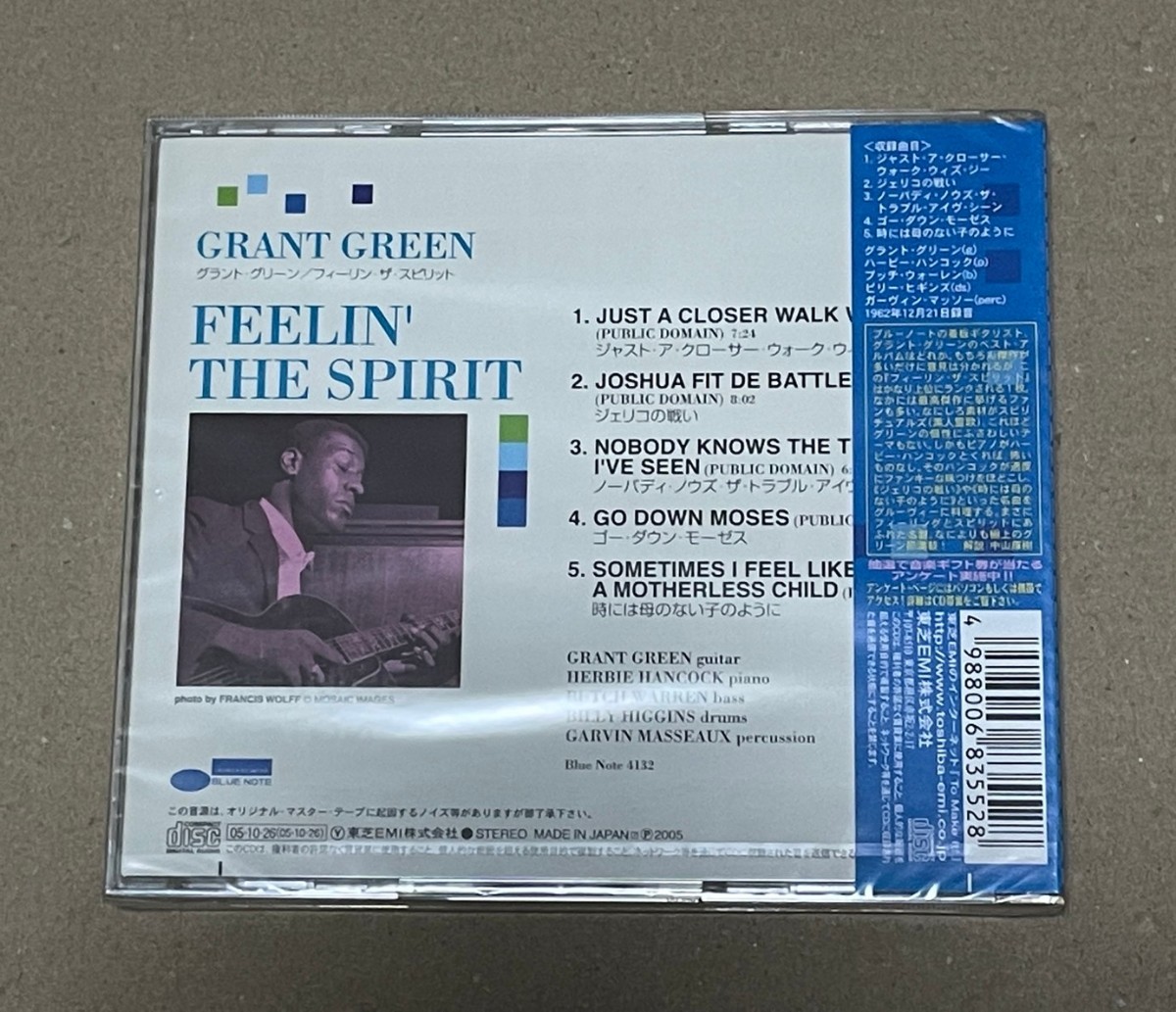 未開封 送料込 Grant Green - Feelin' The Spirit / TOCJ6586_画像2