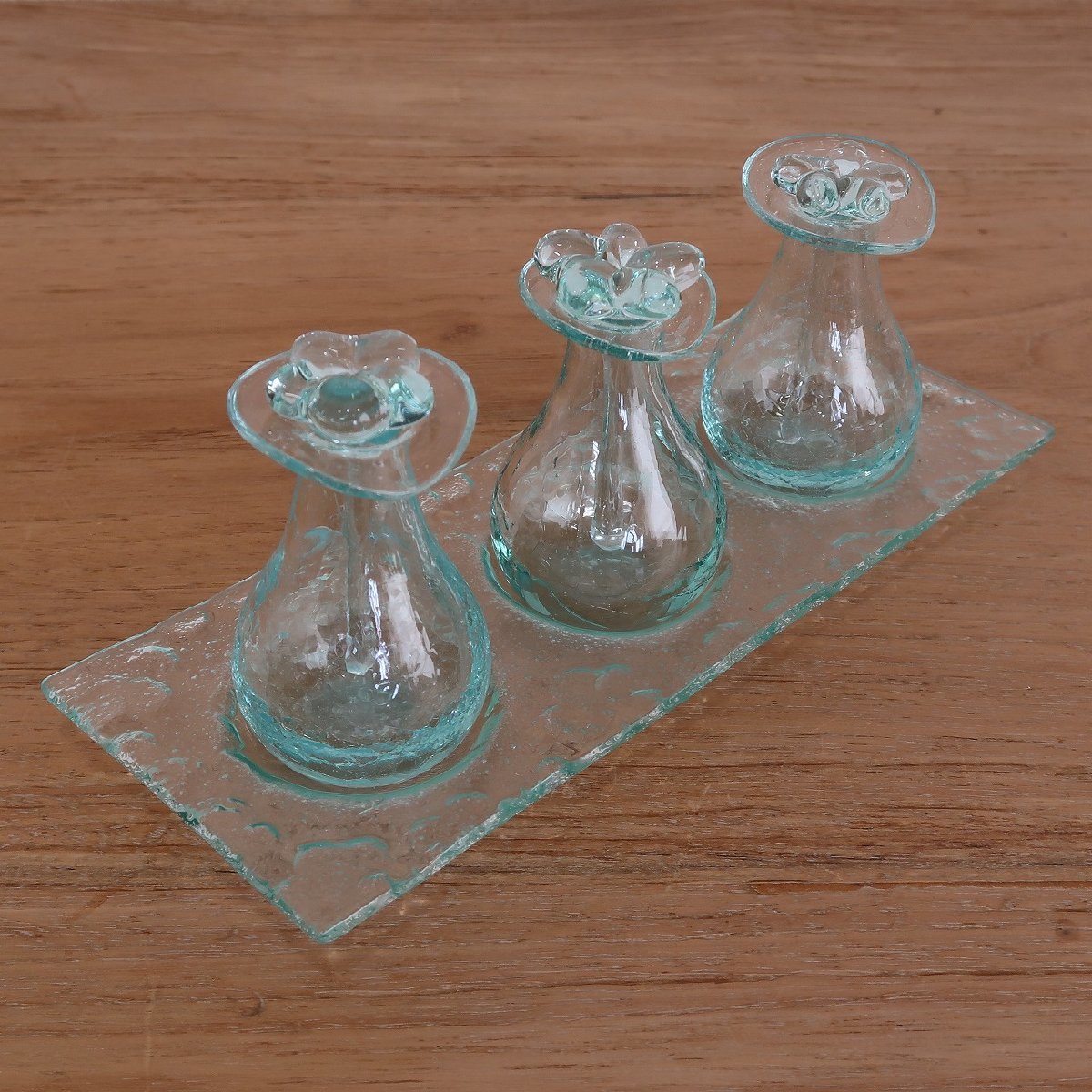  плюмерия стекло бутылка 3шт.@& tray тарелка комплект диаметр 6cmX высота 10cm массаж масло бутылка aroma масло бутылка tray YSA-090505