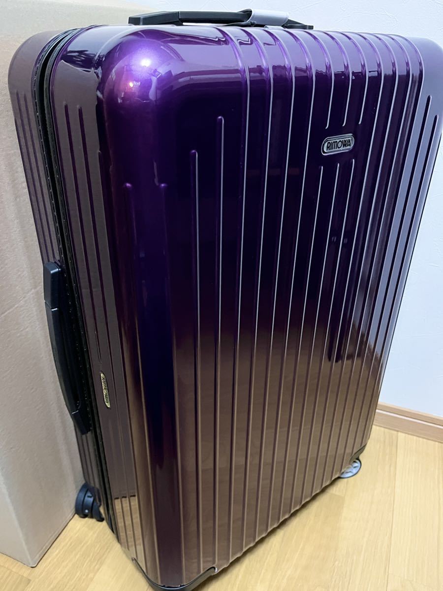 未使用RIMOWA SALSA AIR 65L ウルトラバイオレット サルサエアー　TSAロック　パープル紫　スーツケース