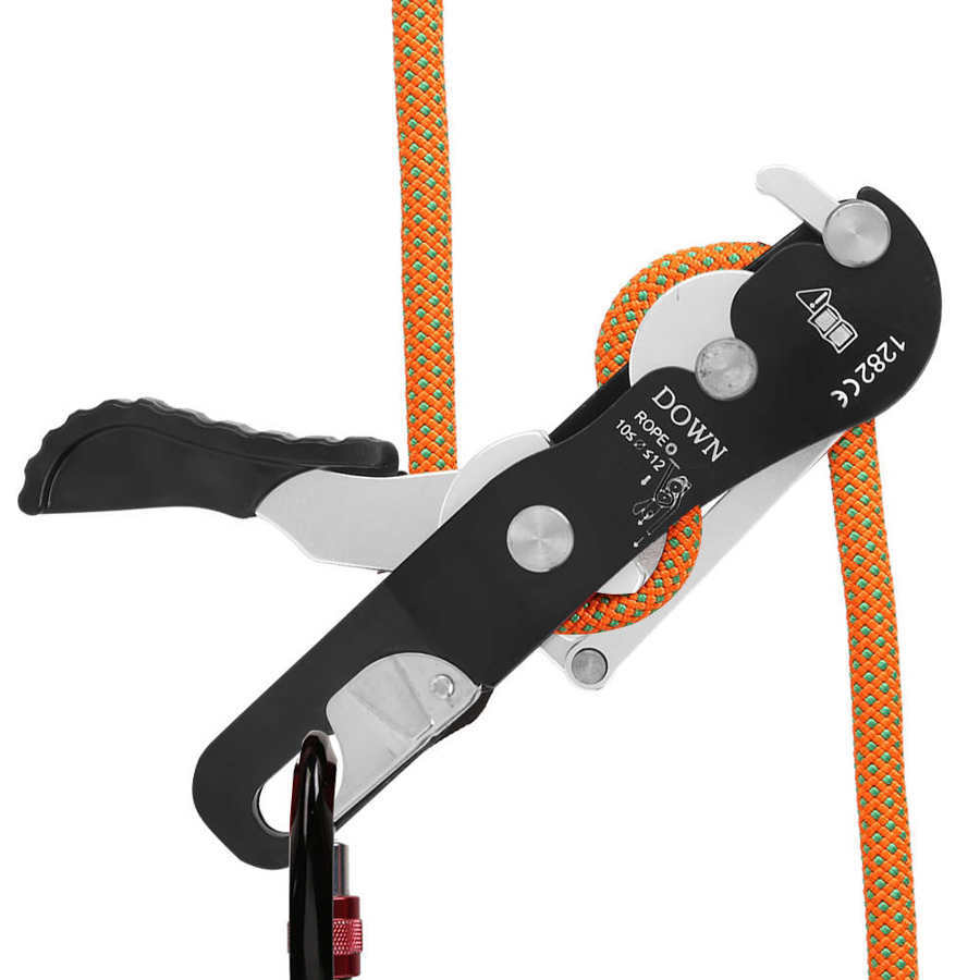 ... rock-climbing descender 1p rock-climbing 150 kilo brake Stop rope clamp descender kalabina