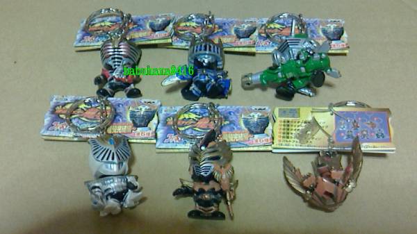  быстрое решение # Kamen Rider Dragon Knight # фигурка брелок для ключа # все 6 вида комплект # Night zoruda..famo- DIN SIC