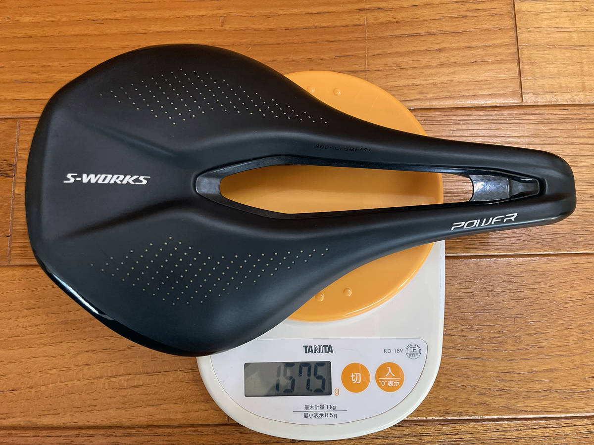 スペシャライズド S-WORKS POWER カーボンレールサドル 143 157.5g（実測）の画像10