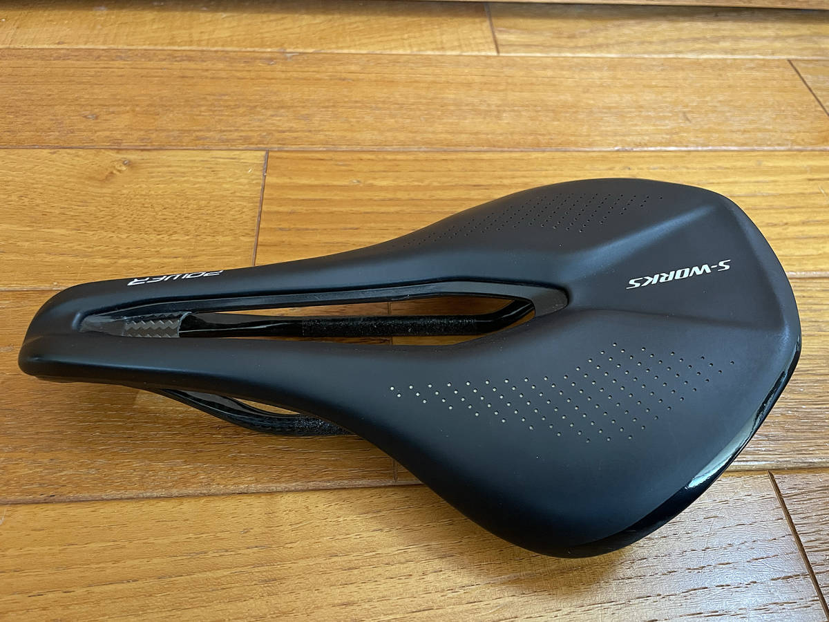 スペシャライズド S-WORKS POWER カーボンレールサドル 143 157.5g（実測）の画像8