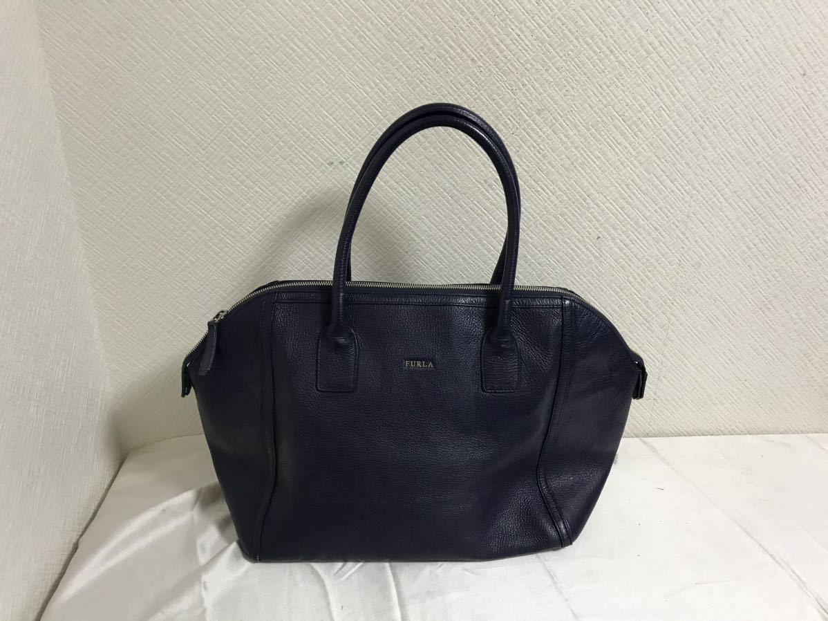 超お買い得!】 本物フルラFURLA本革レザービッグデカボストントート