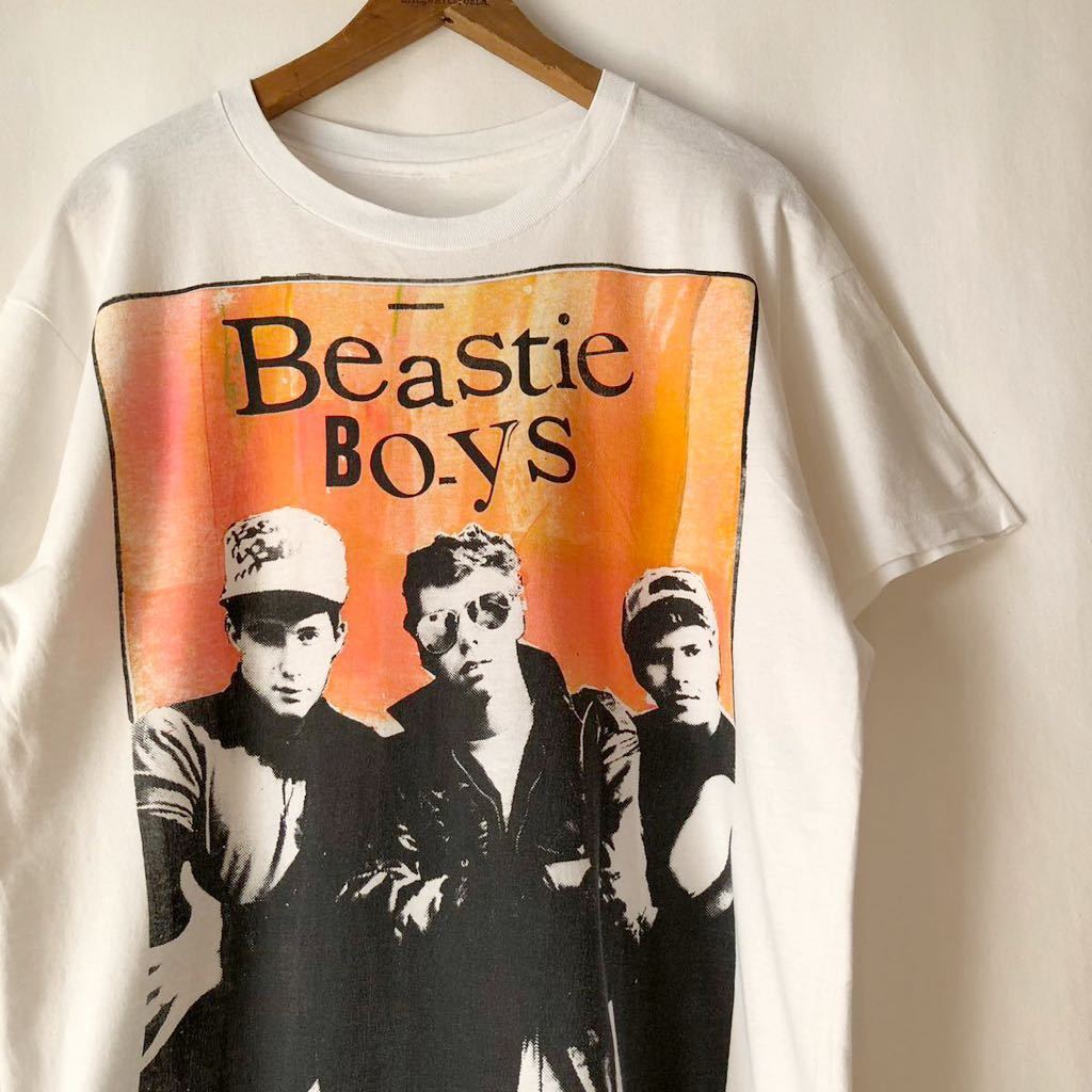 90s BEASTIE BOYS 手刷り Tシャツ ビンテージ 90年代 ビースティボーイズ HIP HOP ヒップホップ RAP ラップT ヴィンテージ