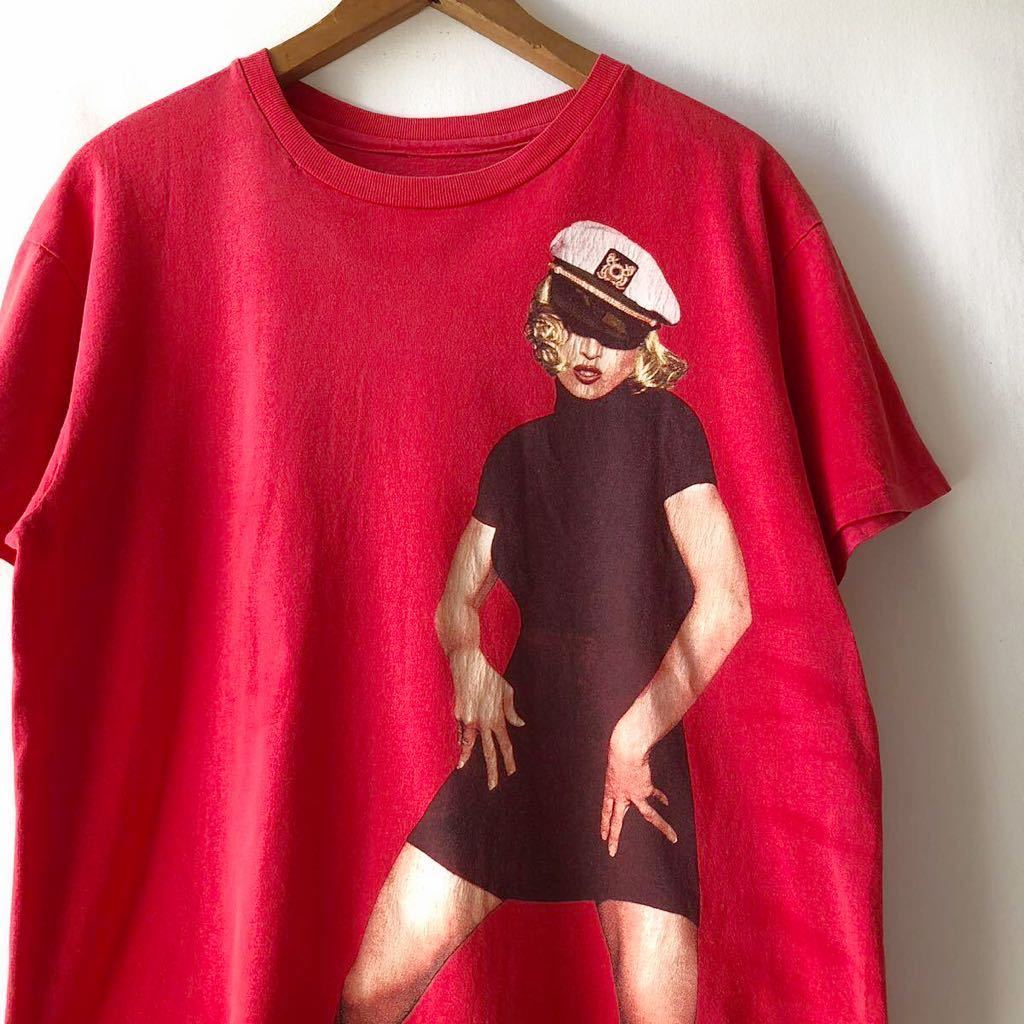 【10％OFF】 93年 イレギュラー! MADONNA ヴィンテージ オリジナル バンT マドンナ 90年代 90s ビンテージ Tシャツ TOUR WORLD SHOW GIRLIE THE Tシャツ