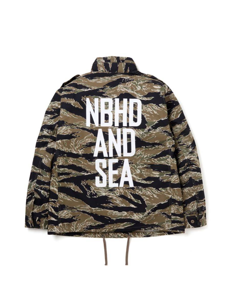 NEIGHBORHOOD × WIND AND SEA M65 ネイバーフッド ×ウィンダンシー コラボ M65ジャケット　サイズL NEIGHBORHOOD M65カモ柄 WINDANDSEA_画像1