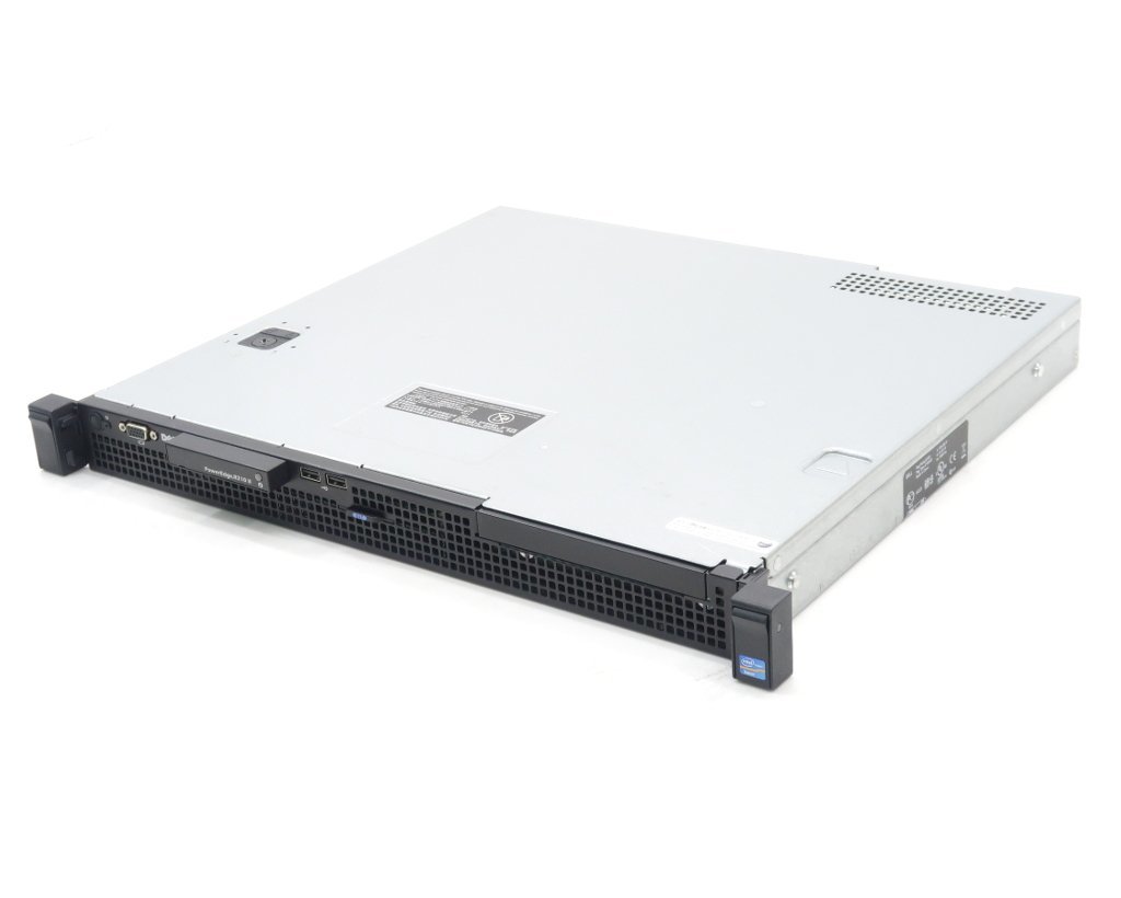 新品?正規品  v2 E3-1220L Xeon II R210 PowerEdge DELL 2.3GHz S100 PERC 500GBx2台(SATA3.5インチ/RAID1構成) 16GB デル