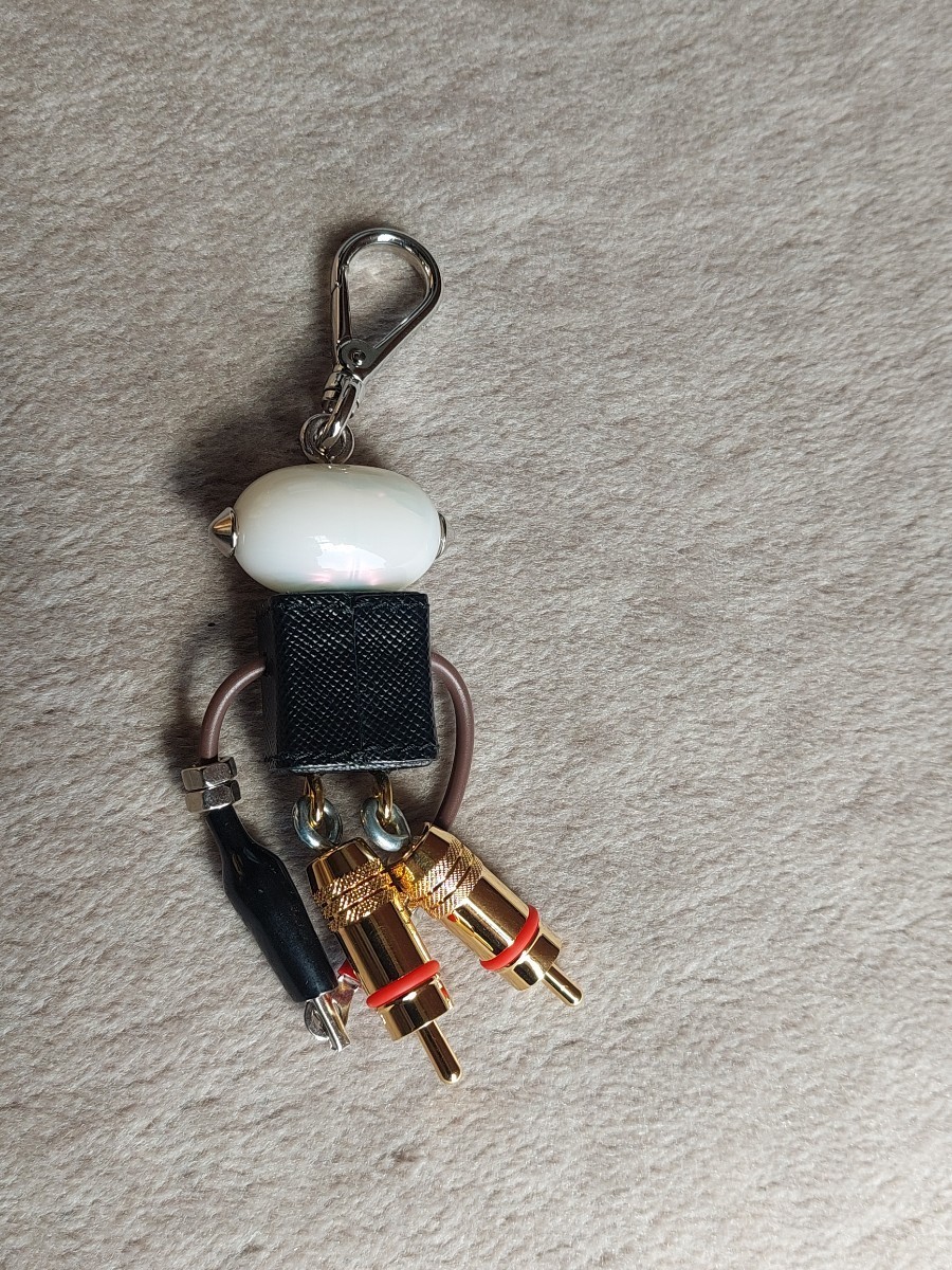 プラダ PRADA キーホルダー 美品 バッグチャーム キーホルダー