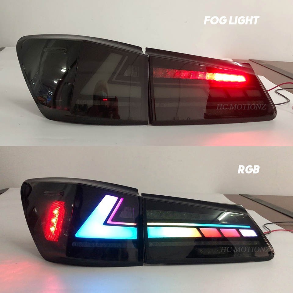  newest Lexus IS 20 series RGB LED current . turn signal tail lamp GSE20 USE20 IS250 IS350 ISF IS-F muffler shock absorber tail light wheel 