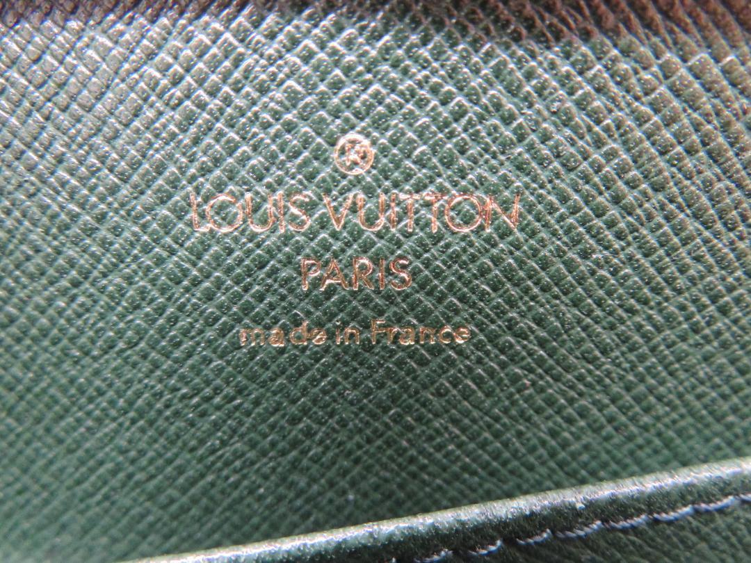 BFE9★ルイ・ヴィトン/LOUIS VUITTON タイガ バイカル メンズ クラッチバッグ セカンドバッグ エピセア グリーン M30184 製造番号VI1905_画像4