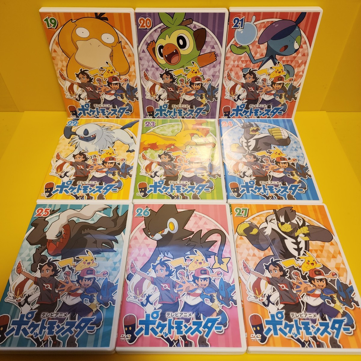 ※新品ケース　ポケットモンスター　2019年版　 新無印編　DVD 1巻〜27巻