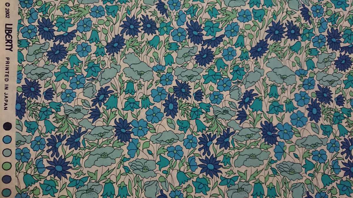 Liberty Liberty Poppy&Daisy 2002(blue mix) cloth width ×100cm