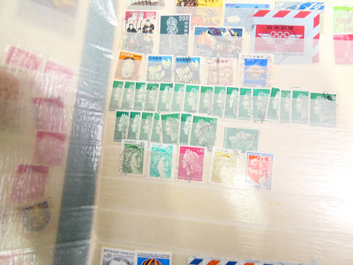 ● 未使用/使用済み 日本 世界各国 外国 切手 大量 消印 お宝 ヴィンテージ レトロ コレクター @80の画像6