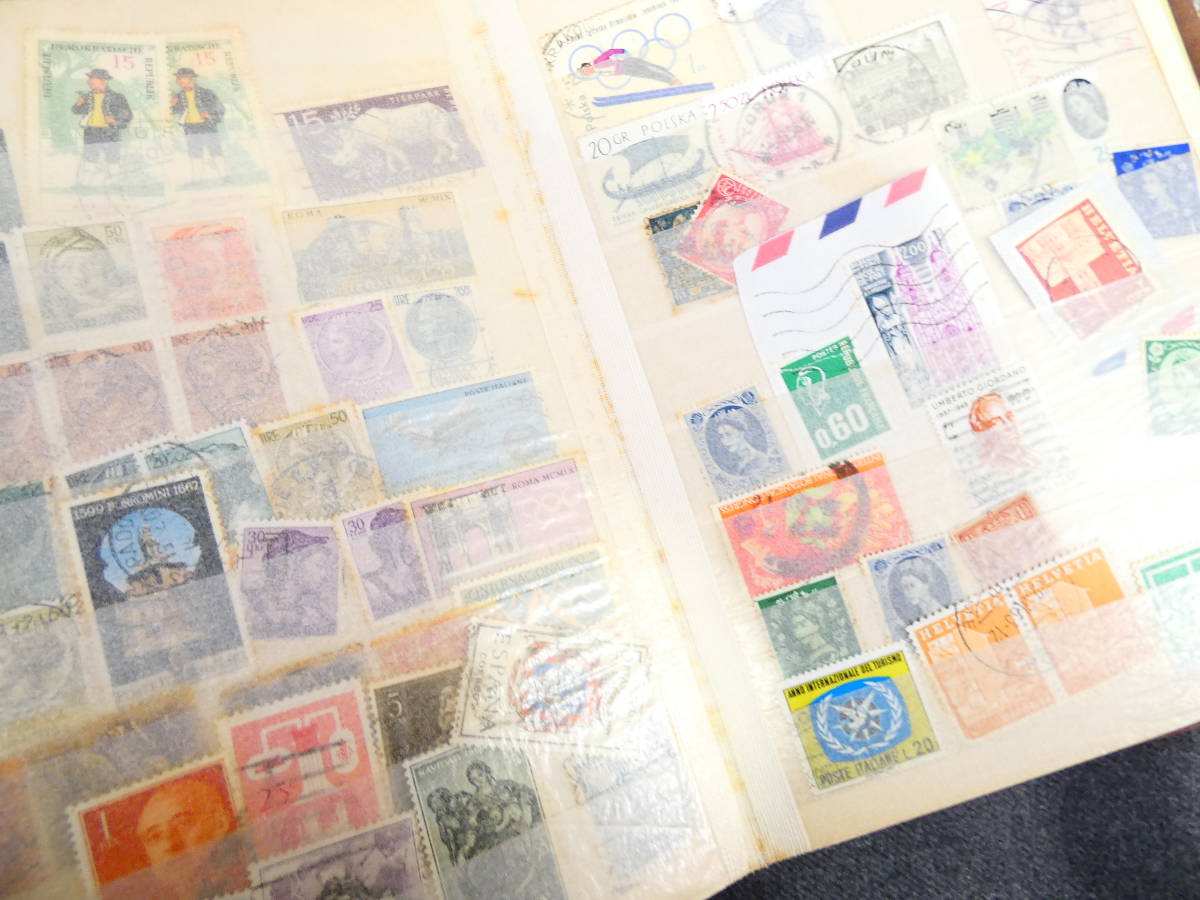 ● 未使用/使用済み 日本 世界各国 外国 切手 大量 消印 お宝 ヴィンテージ レトロ コレクター @80の画像3