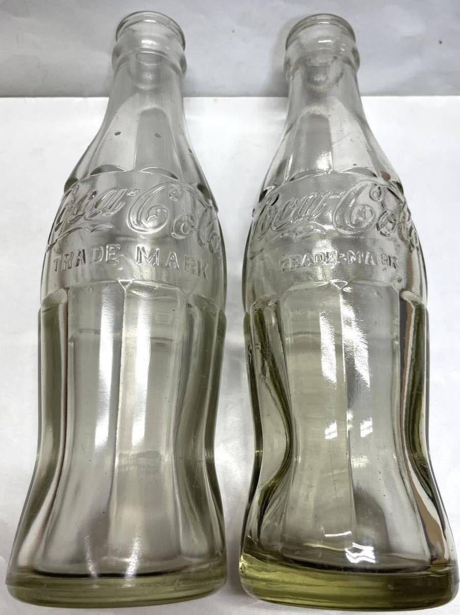  Showa Retro подлинная вещь 1945 год Coca Cola en Boss бутылка модель A*B 2 шт. комплект осмотр * вооруженные силы США en Boss Vintage Okinawa. .. судно .. пустой бутылка 