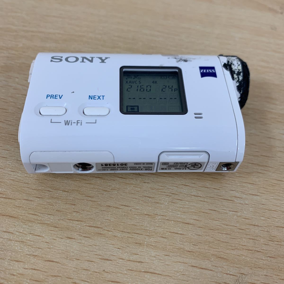 ジャンク品 SONY アクションカメラ FDR-X1000V 15年製 ソニー 4Kの画像6
