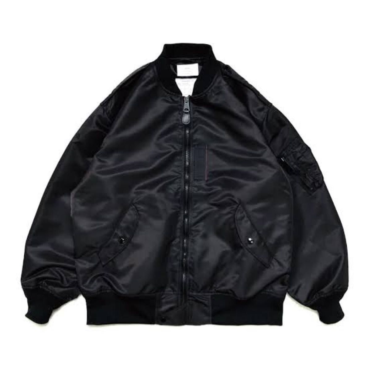 全3色/黒/赤/ベージュ HYKE L-2A JACKET Genderless BLACK size5