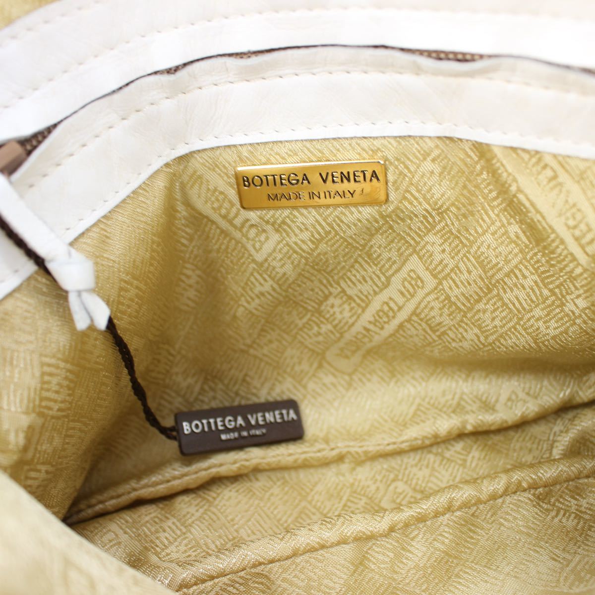 大特価!!】 BOTTEGA VENETA ITALY/ボッテガヴェネタメッシュレザー