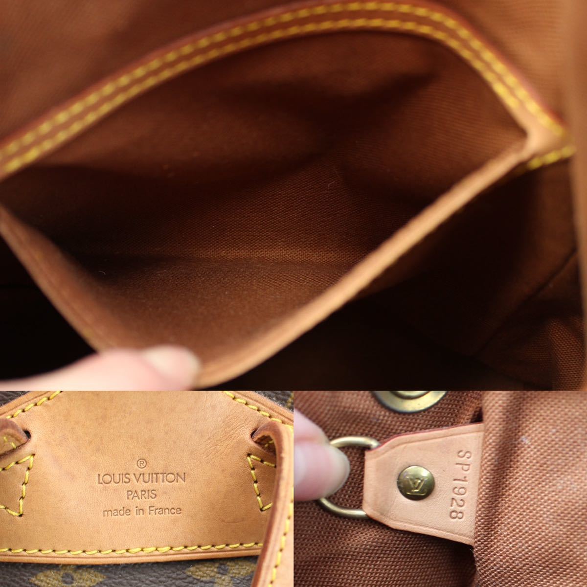 LOUIS VUITTION M51136 SP1928 MONTSOURIS MM MADE IN FRANCE LOUIS VUITTION M51136 SP1928 MONTSOURIS MM MADE IN FRANCE
