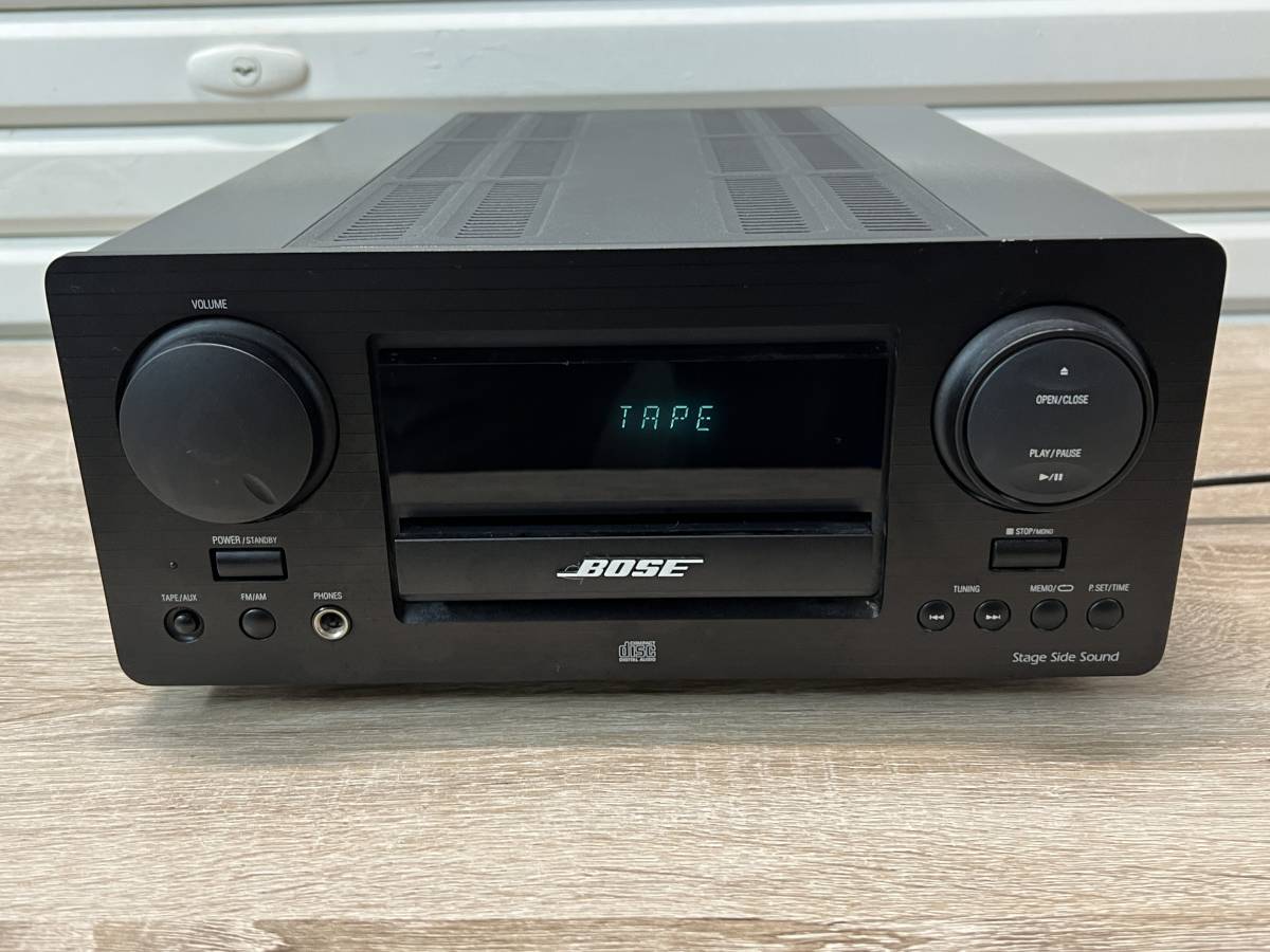 美品 BOSE ボーズ SSS-1MC Stage Side Sound CDプレーヤー レシーバー 高音質 ステージサイドサウンド 通電確認 ジャンク の画像2