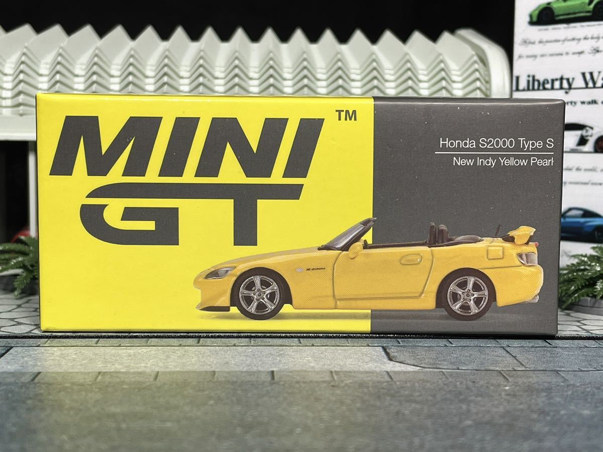 MINI GT 1:64 HONDA S2000 Type-S AP2 (Yellow) ホンダ S2000 タイプS (AP2) (同サイズ3点まで同封発送可能)の画像9