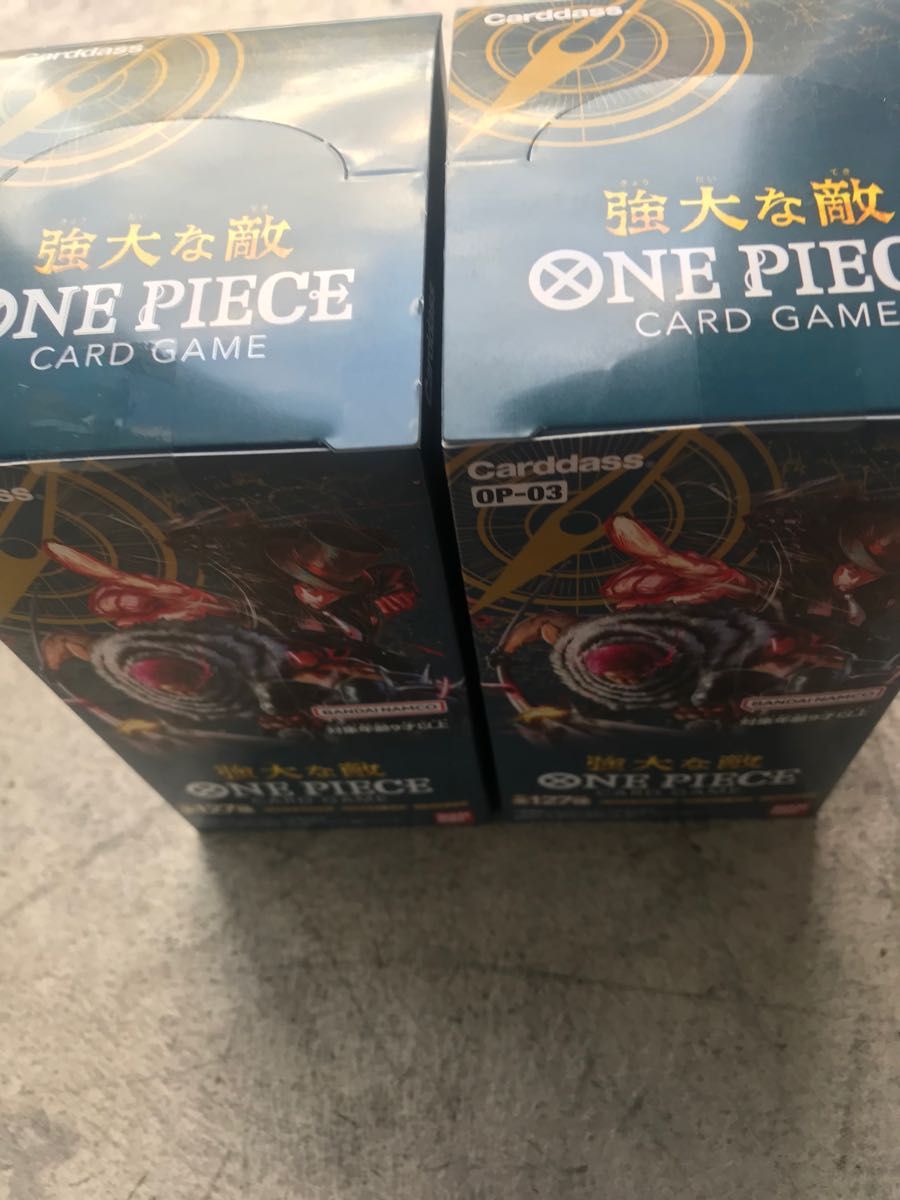 未開封BOX】 ONE PIECE ワンピース カードゲーム 強大な敵 OP-03 2BOX