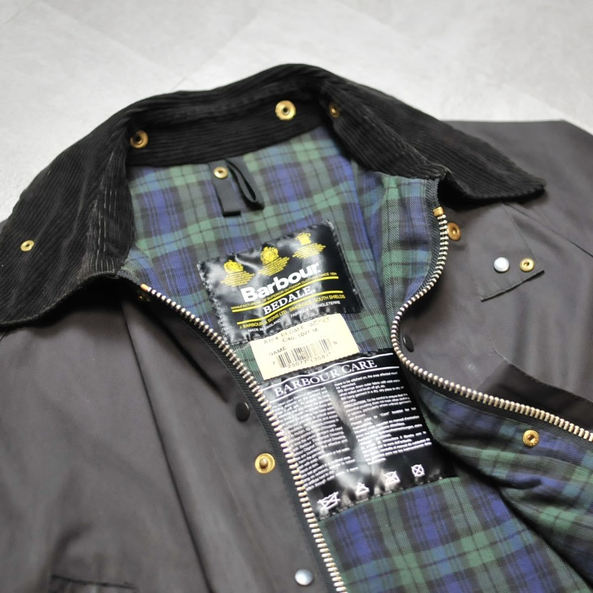 C40/Vintage Barbour BEDALE/ビンテージ バブアー ビデイル/ブラック