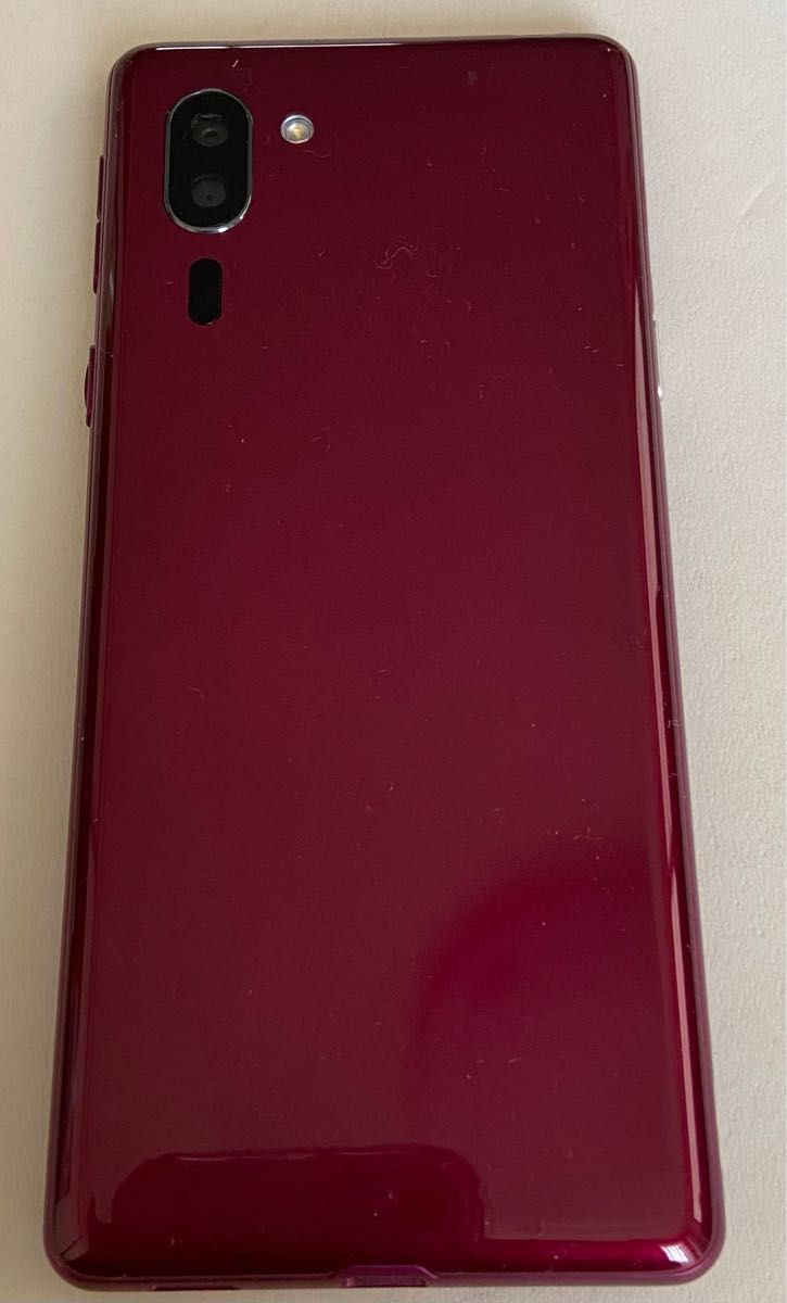 SHARP☆シンプルスマホ5☆A001SH ワインレッド-