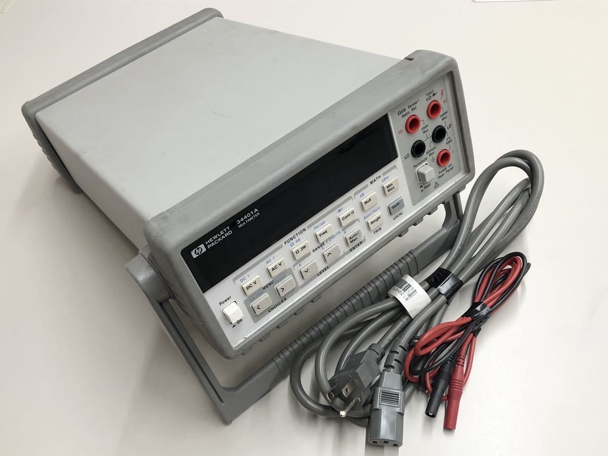 ★hp HEWLETT PACKARD 34401A MULTIMETER　デジタルマルチメーター ※ジャンク品※_画像1