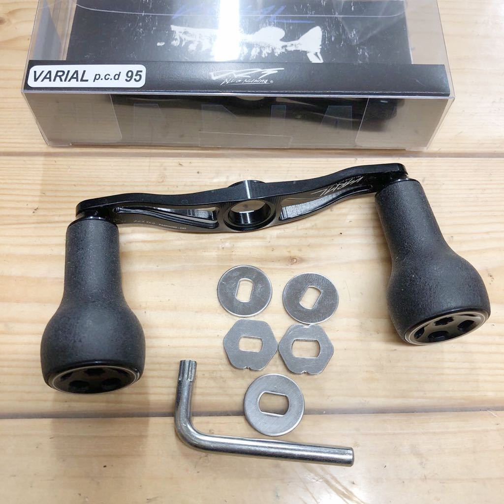 もスムーズ 超美品 DRT バリアルハンドル p.c.d 95 ブラック VARIAL も