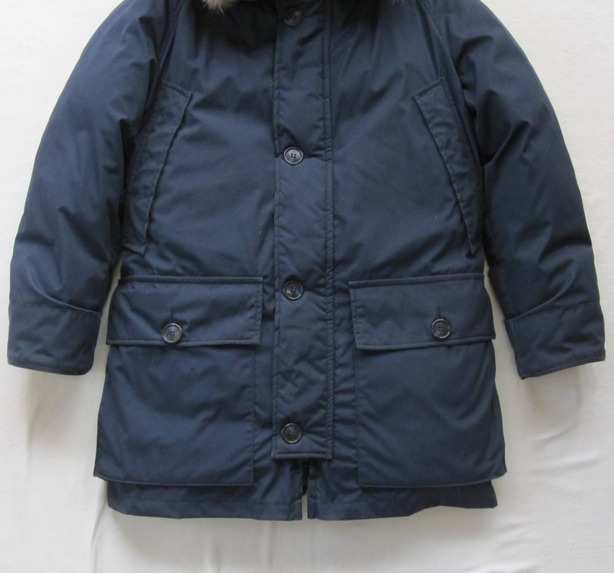 ☆80s エディーバウアー ポーラーパーカー (XS) / Eddie Bauer POLAR PARKA ビンテージ 黒タグ カラコラム 60s ダウンパーカー 日の出タグ