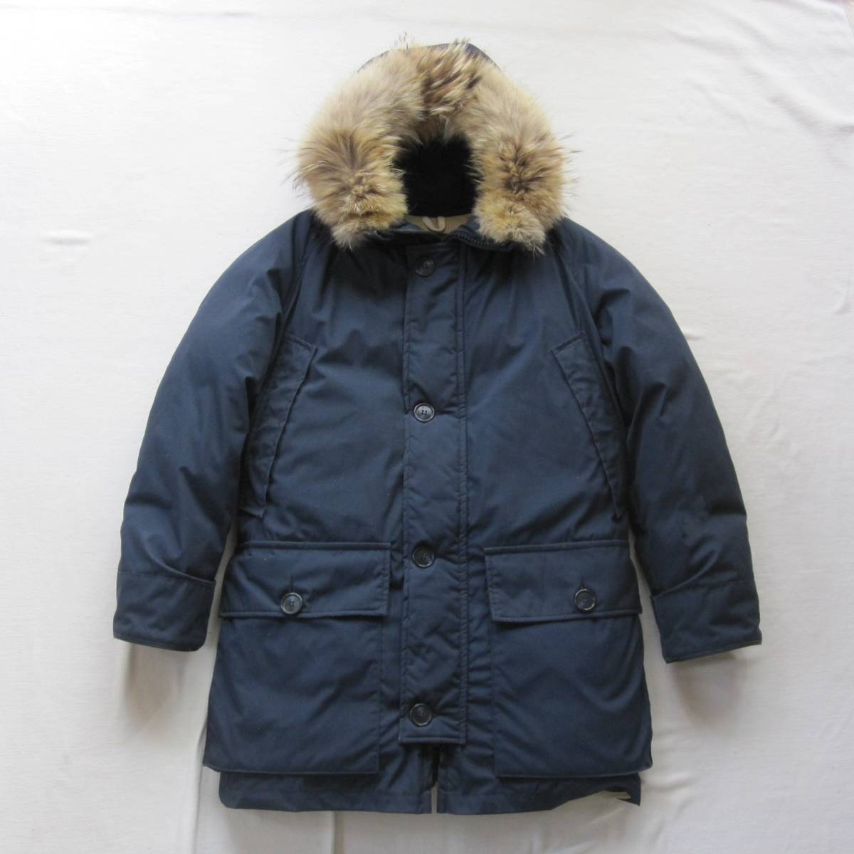 ☆80s エディーバウアー ポーラーパーカー (XS) / Eddie Bauer POLAR PARKA ビンテージ 黒タグ カラコラム 60s ダウンパーカー 日の出タグ