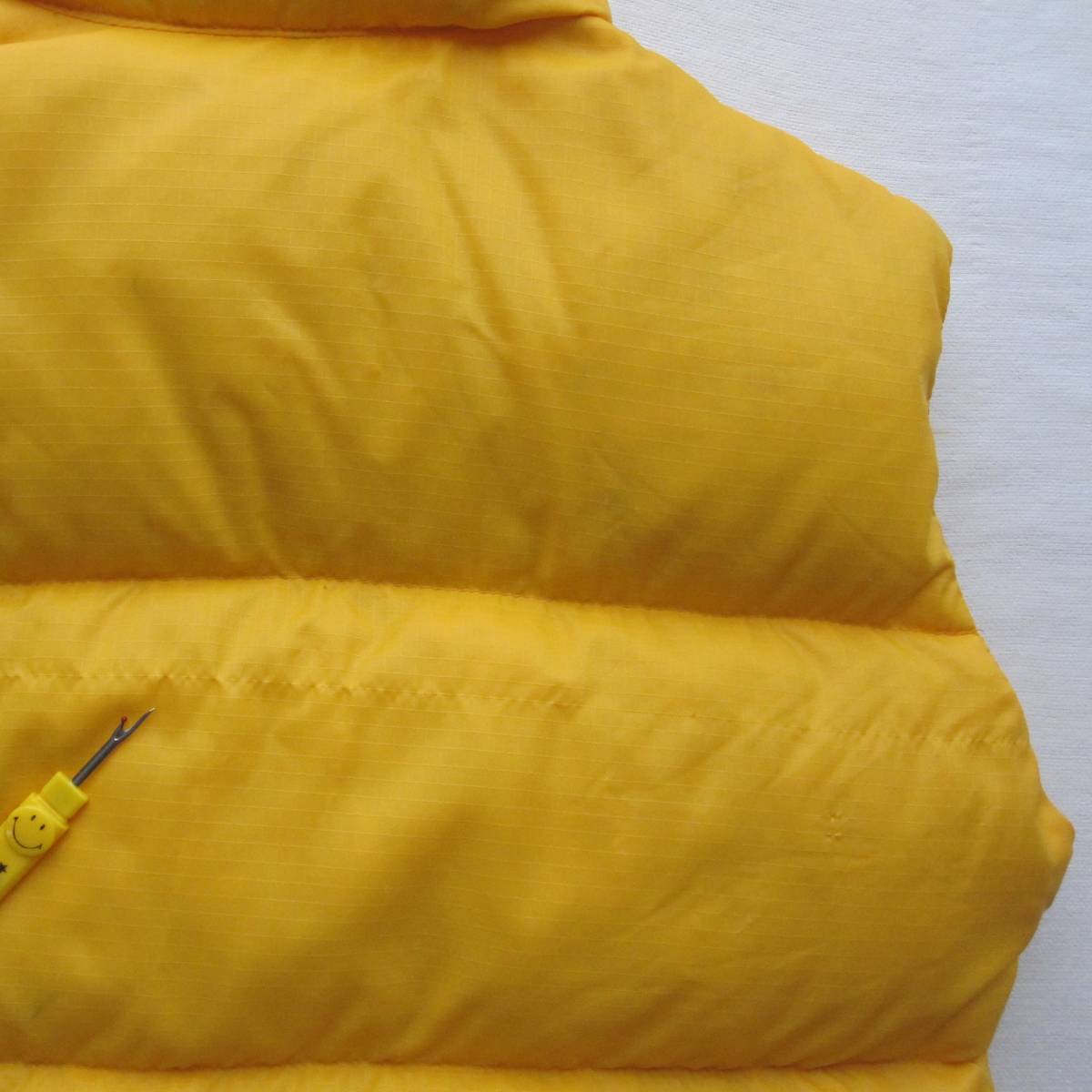☆70s 初期 ノースフェイス ダウンベスト (S) ゴールド / 茶タグ ☆70s 初期 ノースフェイス ダウンベスト (S) ゴールド / 茶タグ