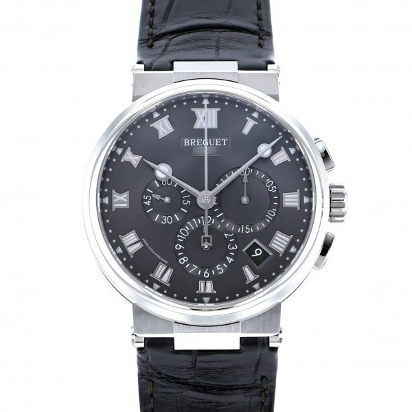 ブレゲ Breguet マリーン クロノグラフ 5527 5527TI/G2/9WV グレー文字盤 新品 腕時計 メンズ