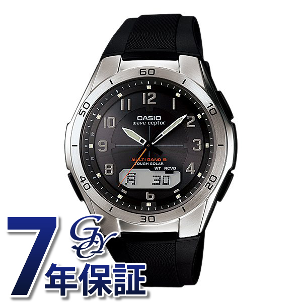 最も優遇 CASIO 【正規品】カシオ ウェーブセプター メンズ 腕時計 新品 ブラック文字盤 WVA-M640-1A2JF ソーラーコンビネーション その他