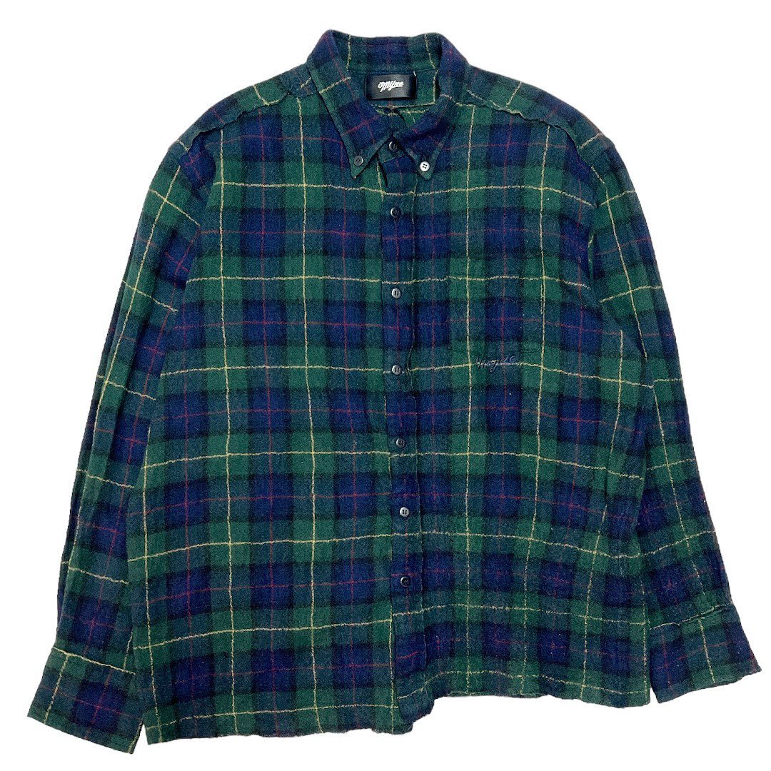 高評価の贈り物 マイン Wool Myne Flannel サイズ:M グリーン Shirts